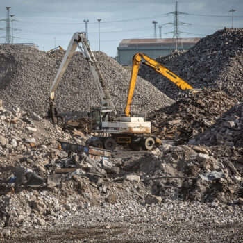 Metals Recovery Area. Picture by Tom Banks