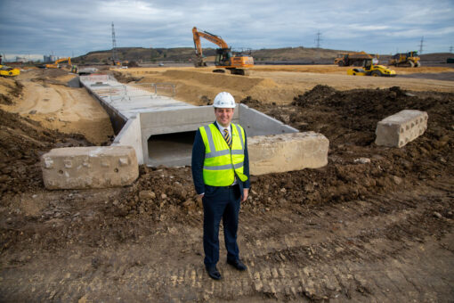 WORK RAMPS UP ON NEW ROUNDABOUT FOR TEESWORKS ACCESS